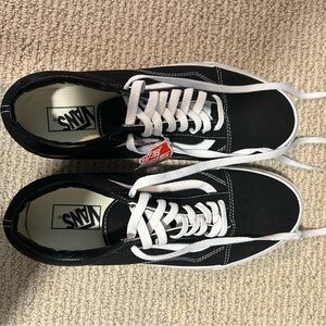 Vans Black and White Sneakers